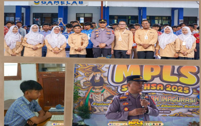 Sinergi Pendidikan & Keteladanan: MPLS Hari Ke-3 Smuhsa Hadirkan Polsek Ajibarang dan Tes BTA