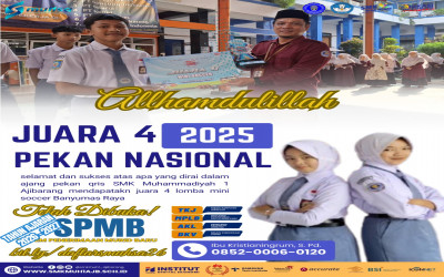 Dari Lapangan Hijau, Hadirkan Prestasi: SMK Muhammadiyah 1 Ajibarang Juara 4