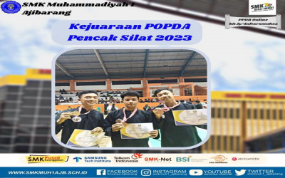 SMK Muhamamdiyah 1 Ajibarang Raih Juara POPDA Pencak Silat Tahun 2023 Kab Banyumas