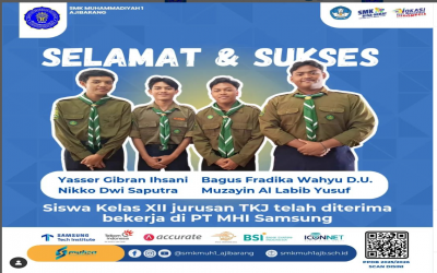 Bukan Hanya Prestasi tetapi kepercayaan Dudi untuk SMK Muhammadiyah 1 Ajibarang