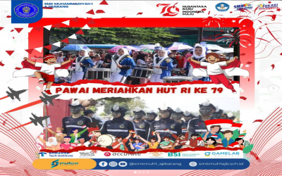 SMK Muhammadiyah 1 Ajibarang Mengikuti Pawai Ajibarang