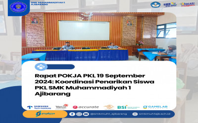 POKJA PKL Persiapan Kunjungan siswa PKL