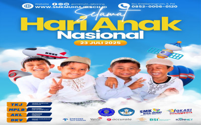 ???? Selamat Hari Anak Nasional! ???? ✨ “Anak Terlindungi, Indonesia Maju” ✨